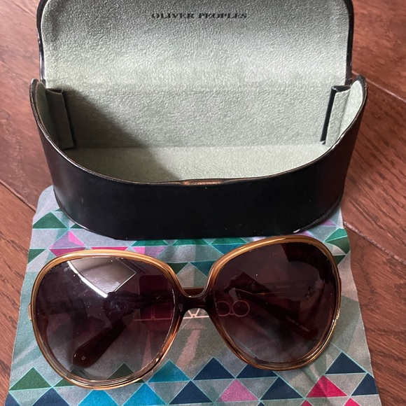 Oliver Peoples Sofiane Beige Sunglasses